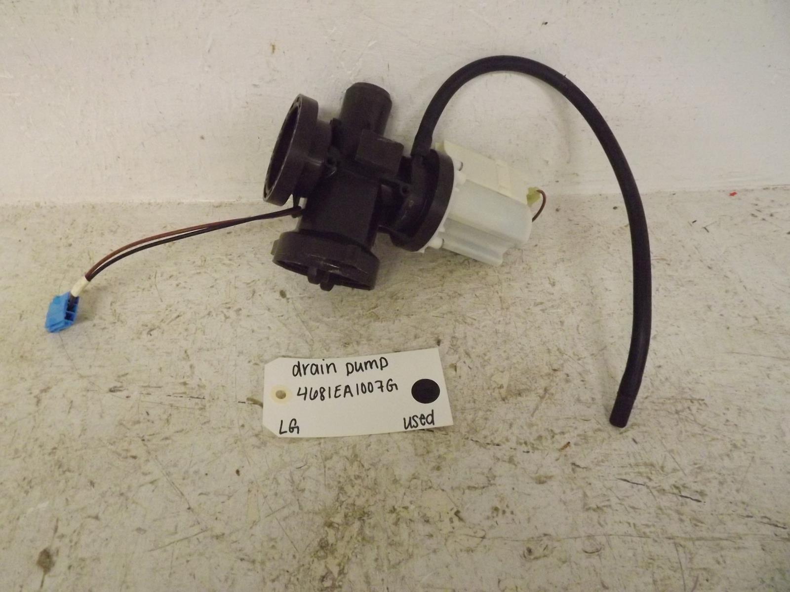 LG Washer 4681EA1007G Drain Pump Used LG Washer 4681EA1007G Drain Pump Used